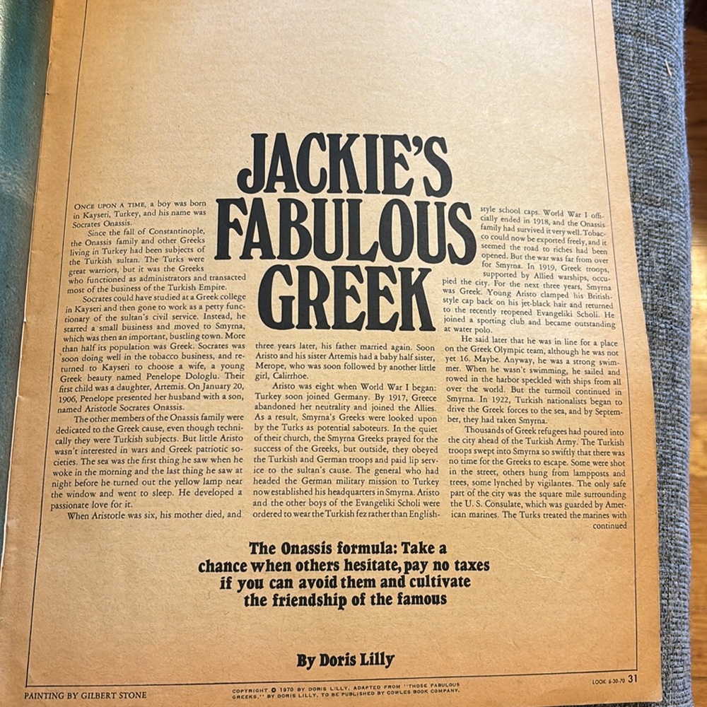 LOOK Magazine June 30 1970 ONASSIS MIKE NICHOLS CATCH-22 ISRAEL - Picture 7 of 11